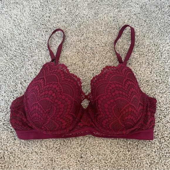 Victoria's Secret Plum Colored Lace Bra Size 34C - Picture 1 of 8